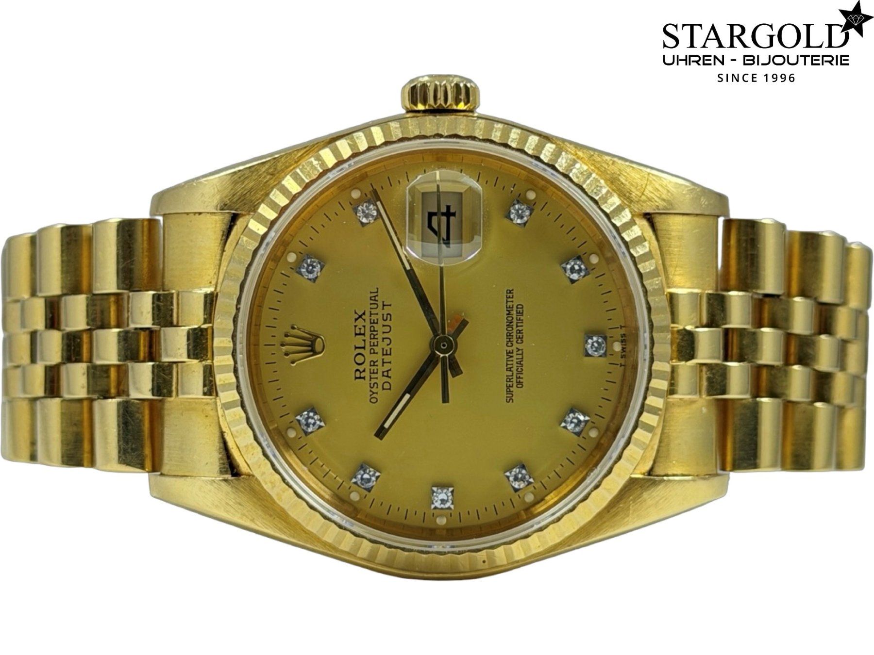 Rolex Orologi: Rolex Datejust 18K Gold - 16018 – Usato da Zürich venduto da Stargold-Uhren 3