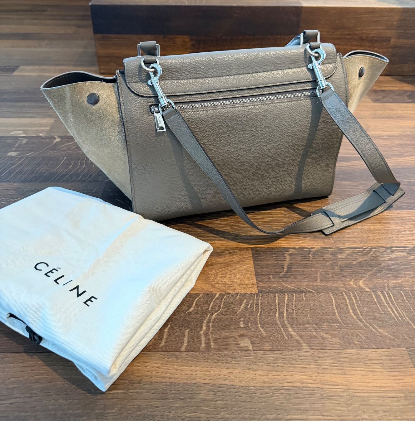 Celine Borse da donna: Céline Trapez Bag – grau, original – Usato da Zug venduto da luviluv 1