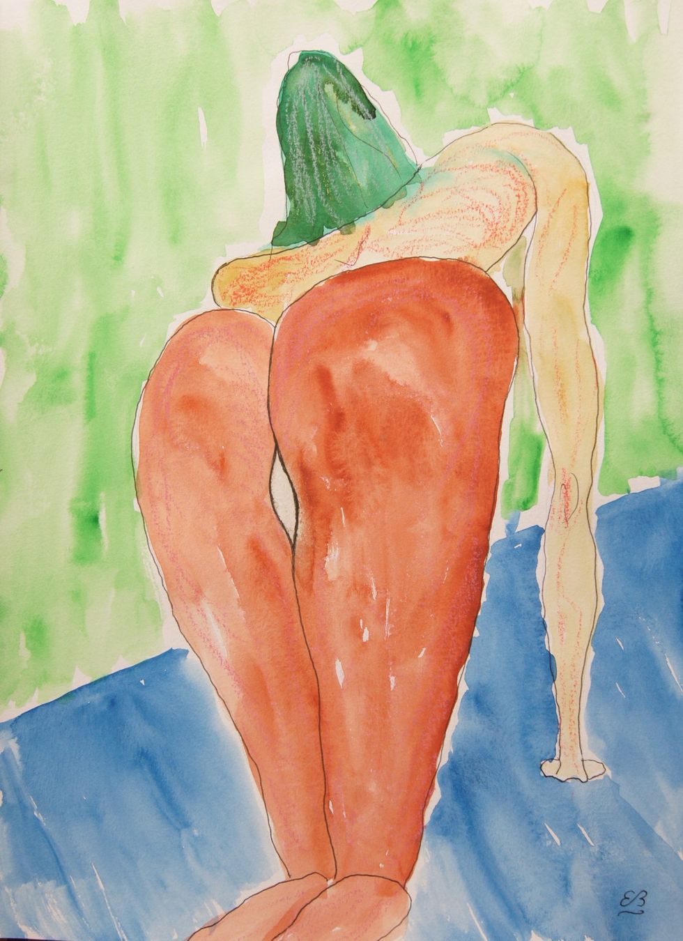 Dipinti: Zeichenbuch mit erotischen Aquarellen – Usato da Fribourg venduto da erw_68dx 3