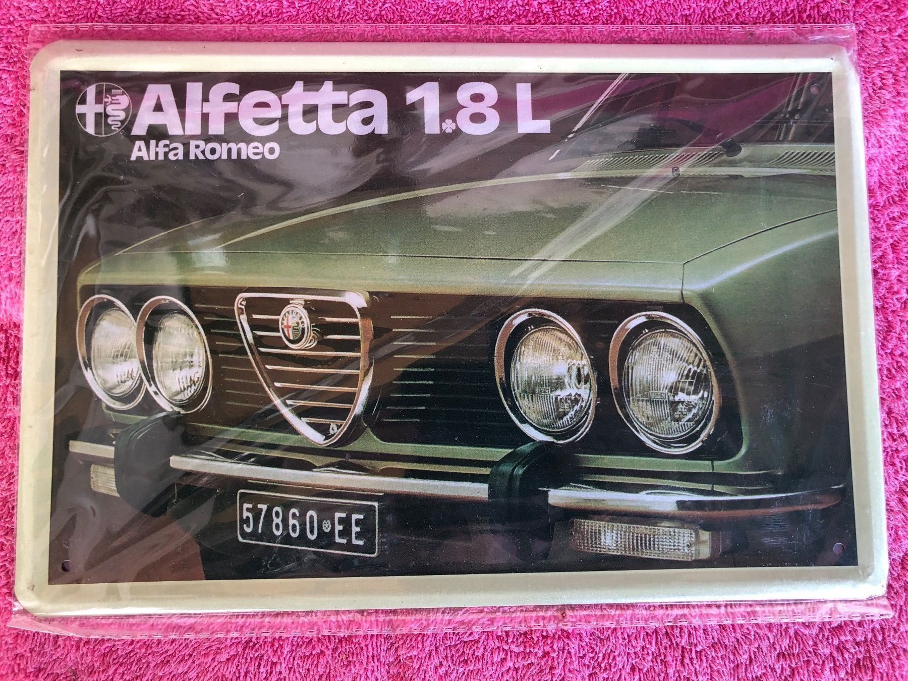Insegne: Alfa romeo alfetta Oldtimer italia – Nuovo (secondo la descrizione) da Reinach AG venduto da rares75
