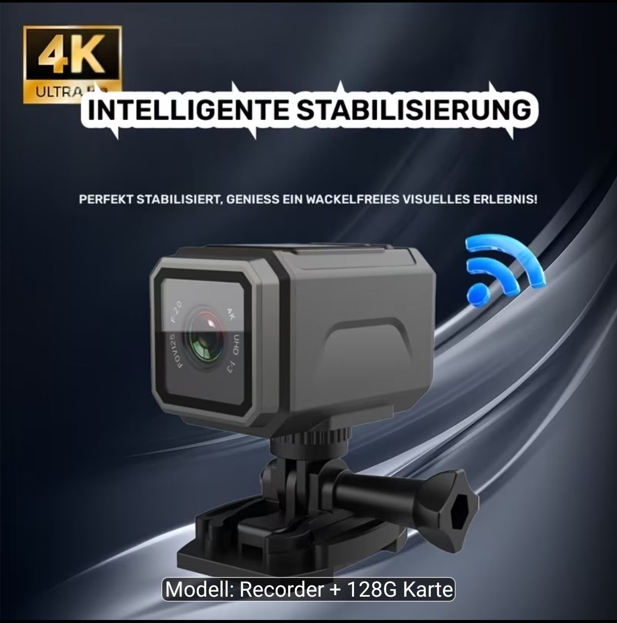 Action Cam: 4k Action Cam – Nuovo e nell'imballaggio originale da Frutigen venduto da Chenel0815 1