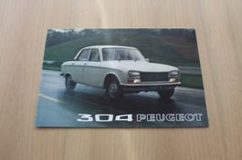 Peugeot 304 Berline & Break Prospekt 1973 FR