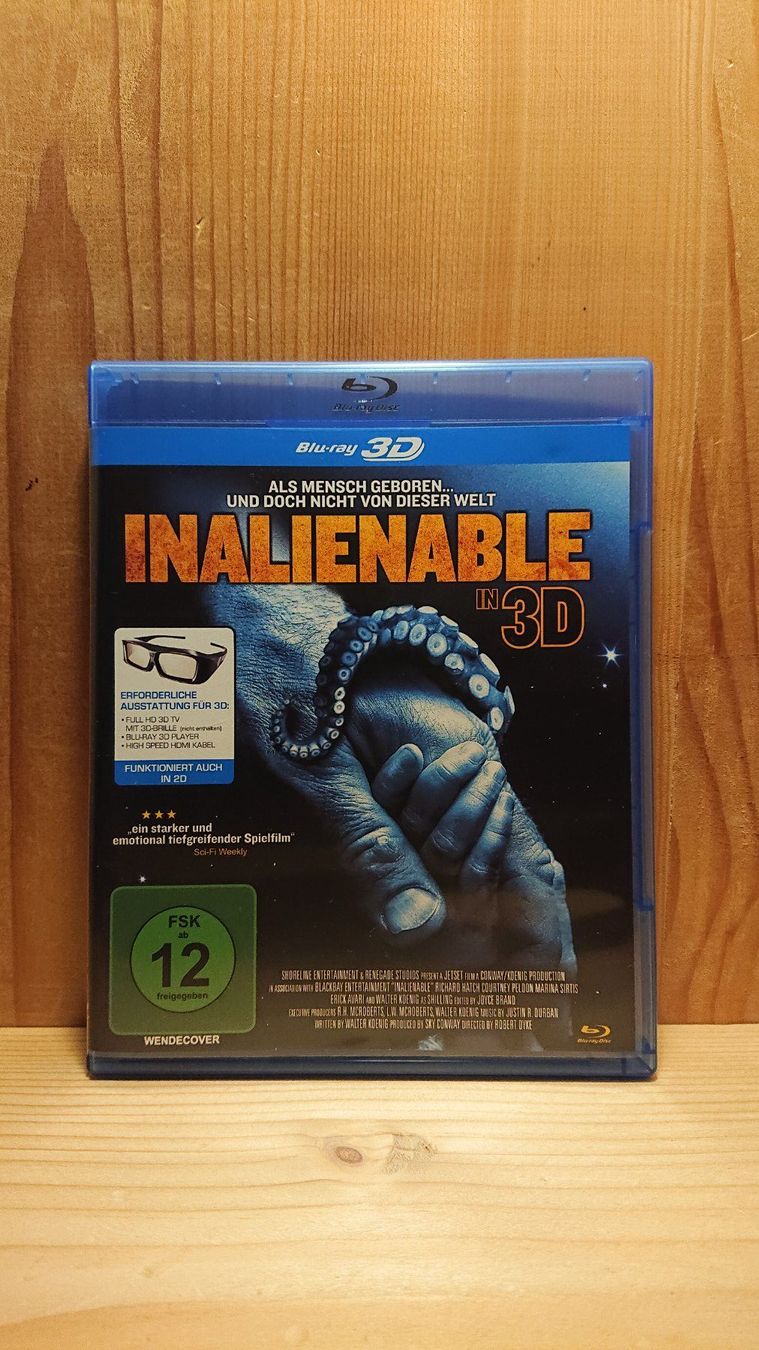 Tutti i DVDs: INALIENABLE in 3D und 2D Blu-Ray mit Walter Koenig – Usato da Wilderswil venduto da Exebub