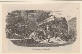 Intschi   UR   :   altes Bild von der Sägemühle