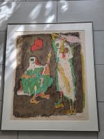 Alois Carigiet - Kos - Spinnerin mit Amphore - Litho v. 1962