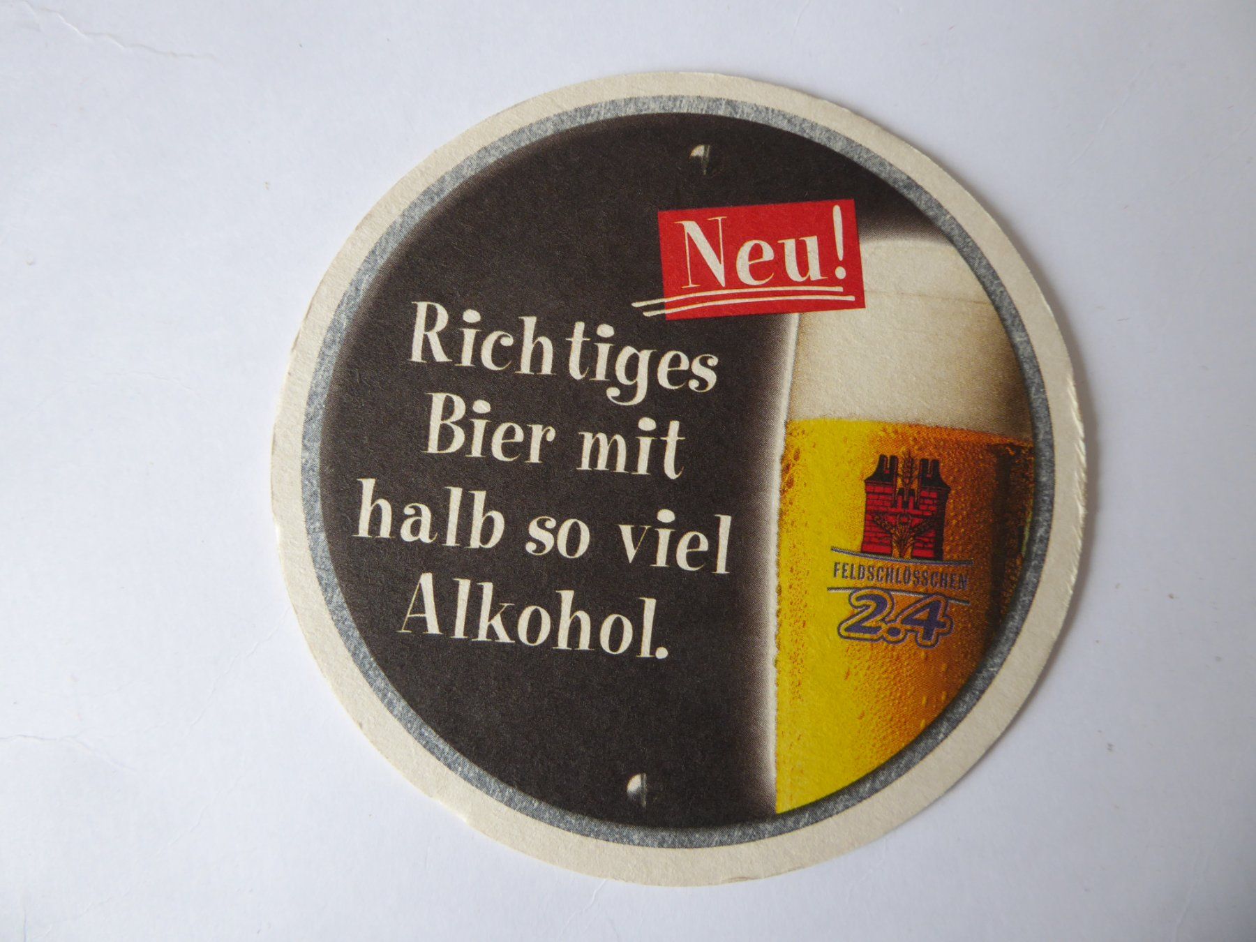 Feldschlösschen Sottobicchieri: 5 Feldschlösschen, Bierdeckel 2.4, neuwertig – Nuovo (secondo la descrizione) da Turbenthal venduto da Panau 1