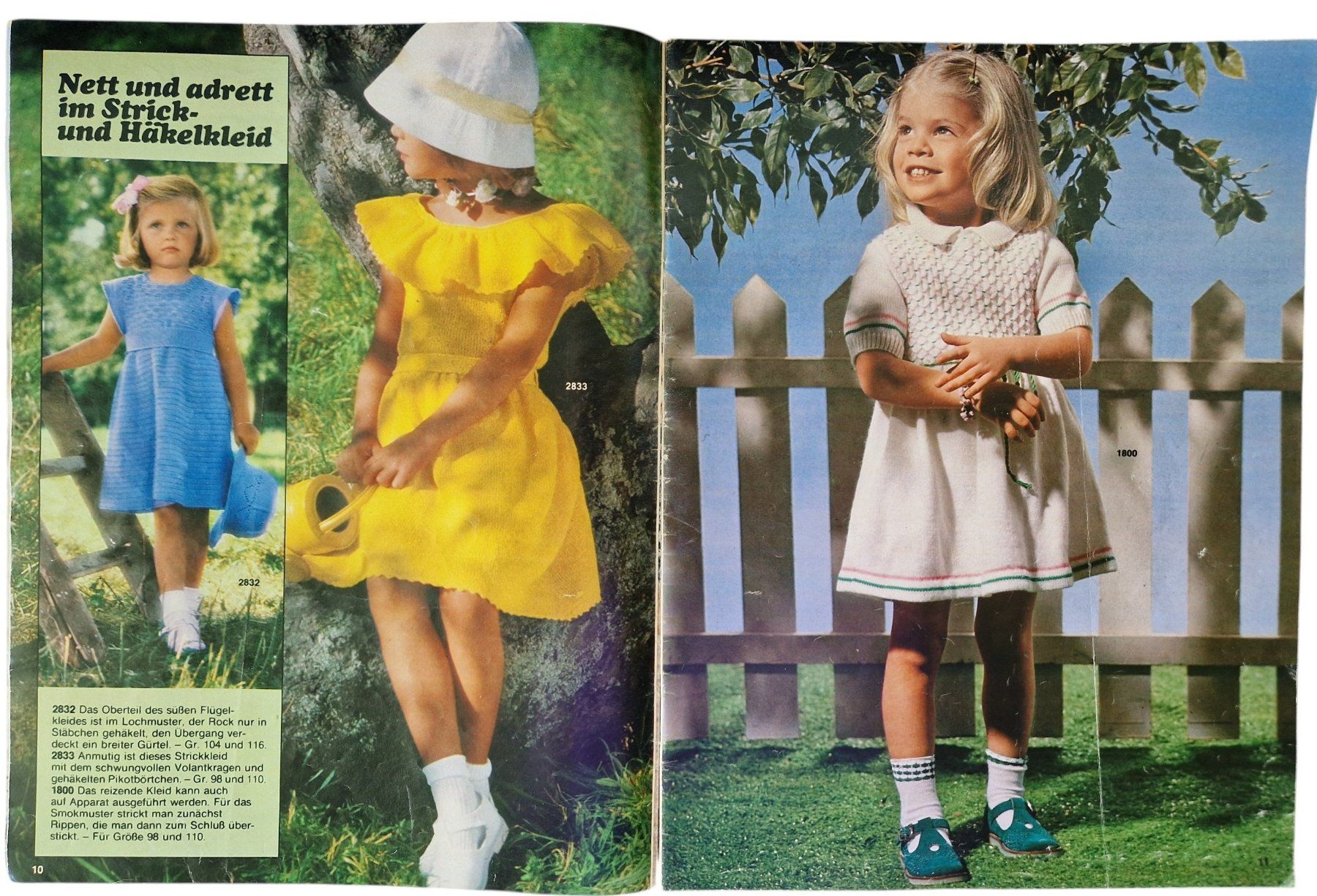 Cartamodelli: Schnittmuster Burda 1976 Kleinkinder – Usato da Mörschwil venduto da wunderkiste44 3