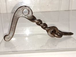 1 antiker Anzieh Schlenggen, 9.5cm, Eisen (LOT694#FBS2)