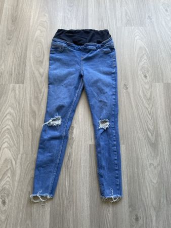 Umstandsjeans mit Destroyed-Look, Grösse 38, Top Zustand