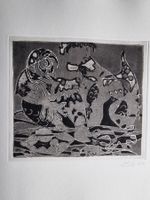 HEINRICH BINDER ORIGINAL RADIERUNG SIGNIERT DATIERT 1970