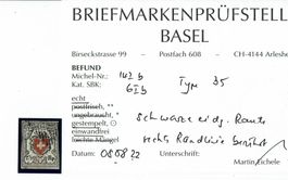 BUNDESMARKEN <526> POSTE LOCALE 14Ib T35 S RAUTE BEFUND