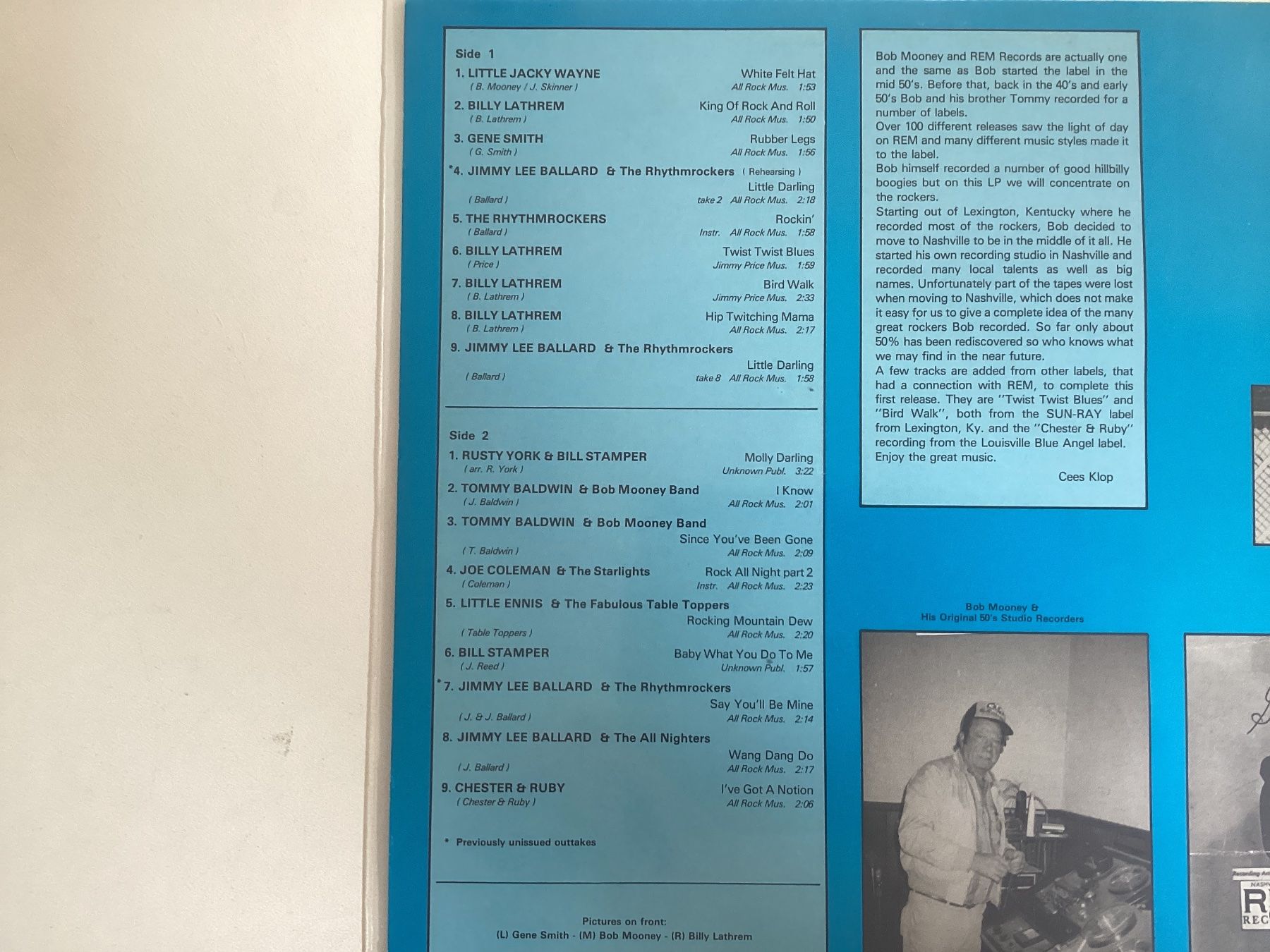 Dischi in vinile: Various LP - Bob Mooney And REM Records – Usato da Gutenswil venduto da Hamzian 1