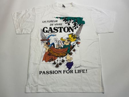 Vintage 90s T-Shirt Gaston Lagaffe New under blister Sz L