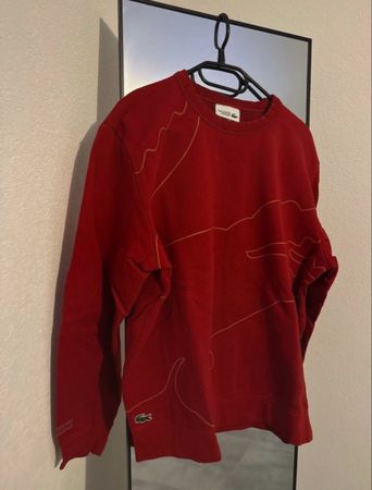 Sweat Lacoste Sport Rouge Unisexe Taille S