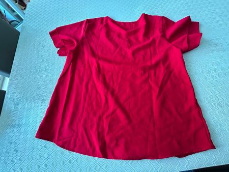 Maglietta rossa poliestere tg.XL