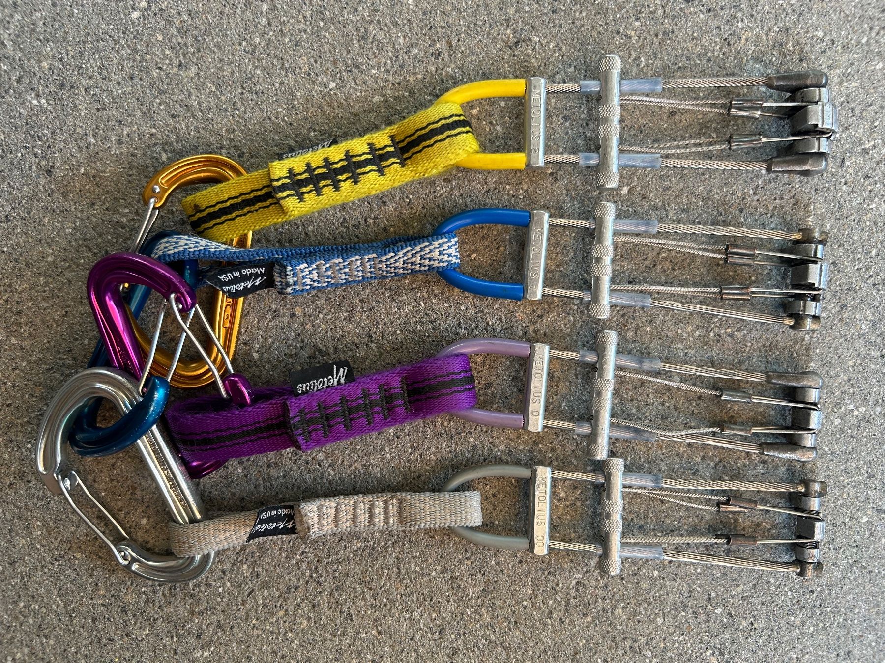 Matériel de grimpe: 4x Metolius TCU cams – D'occasion à Baar par leszek_wo