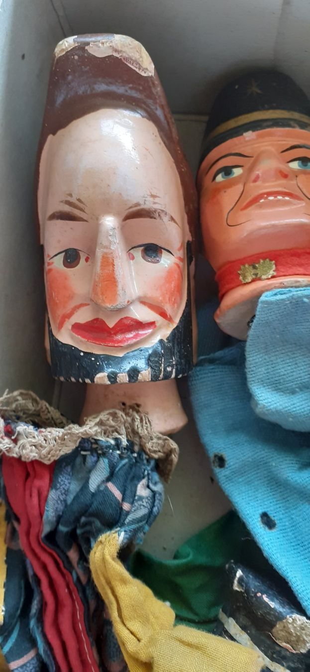 Giocattoli: Antike Kasperlefiguren - Lot – Usato da Mörschwil venduto da antiksalon 7