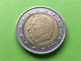 2 Euro Belgien 2006 ( seltener Jahrgang,  aber kein schöne)