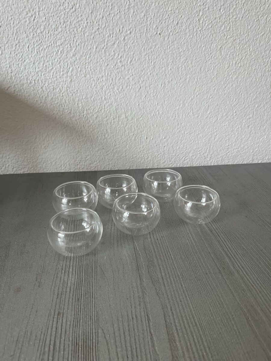 Bicchieri: 6Stk. Teegläschen mit Doppelwandung – Nuovo (secondo la descrizione) da Zürich venduto da lschaff 1