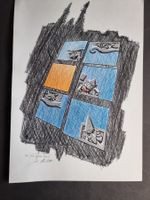 KÜNSTLER  ? UNLESERLICH  SIGNIERT LITHOGRAPHIE NUMMERIERT