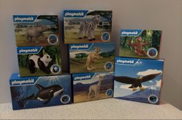 Playmobil animaux sauvages lot de 8 boîtes neuves et scellée