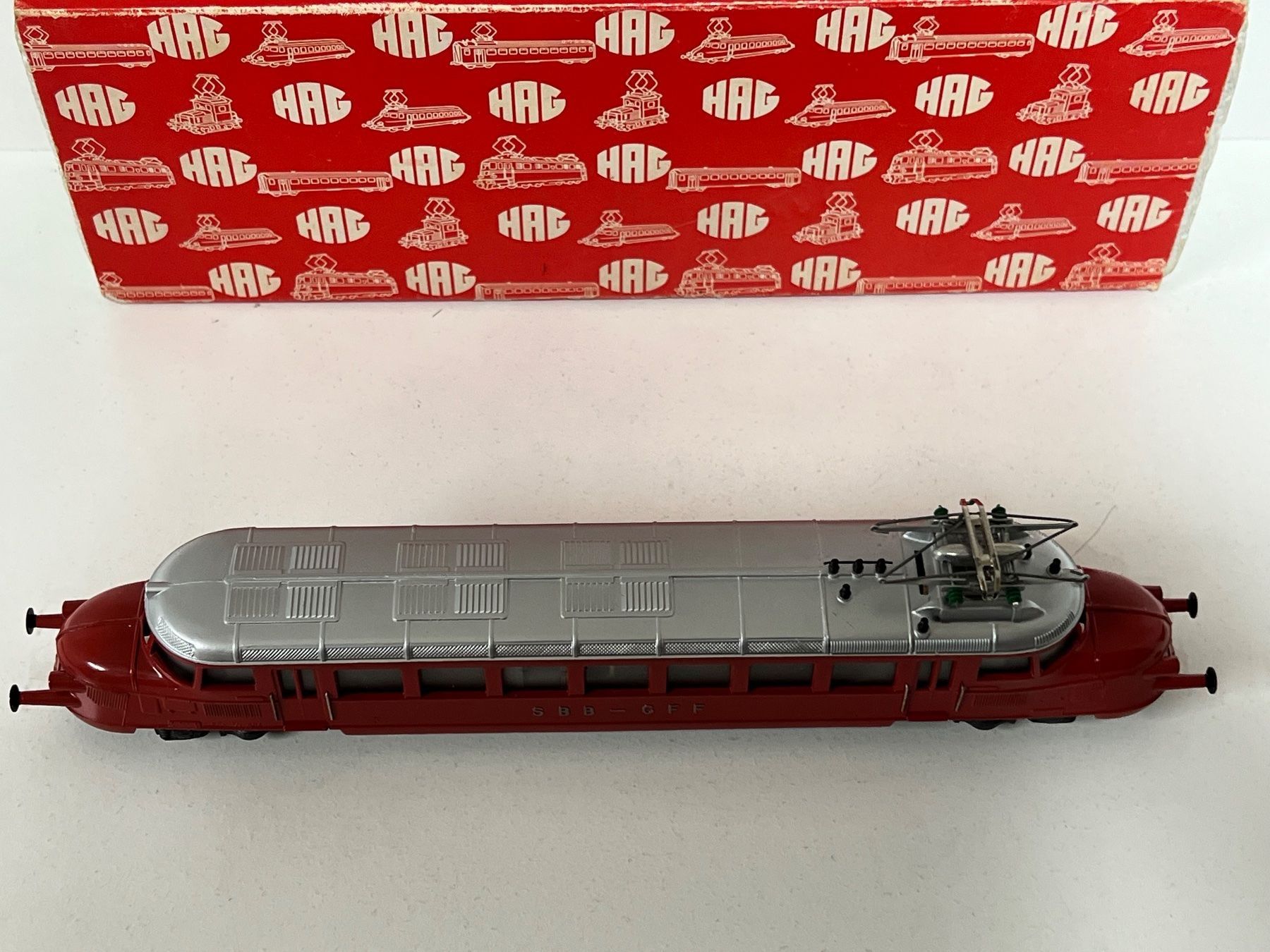 Hag Modelleisenbahnen: HAG Roter Pfeil SBB NR.100 Wechselstrom H0 – Gebraucht aus Neuenhof von ludovicco 4