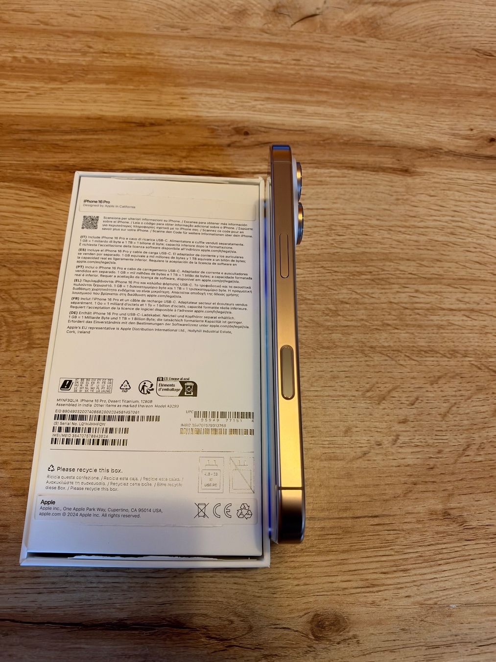 Apple Portables: iPhone 16 Pro Desert Titanium 128GB – D'occasion à Heerbrugg par HennessyCognac 2