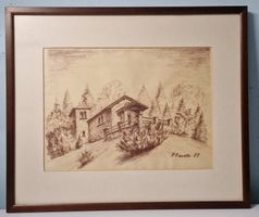 Kapelle aus dem Tessin oder Misox von 1989