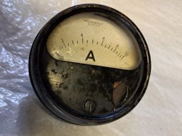 Trüb, Täuber & Co. Zürich - Vintage Amperemeter, Rarität!