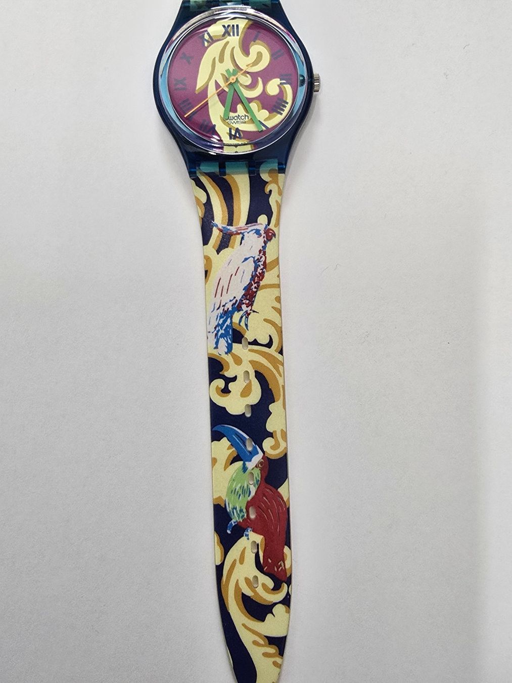 Swatch Orologi: Swatch Perroquet GN119 avec pile neuve – Nuovo e nell'imballaggio originale da Tramelan venduto da Nirdan 3