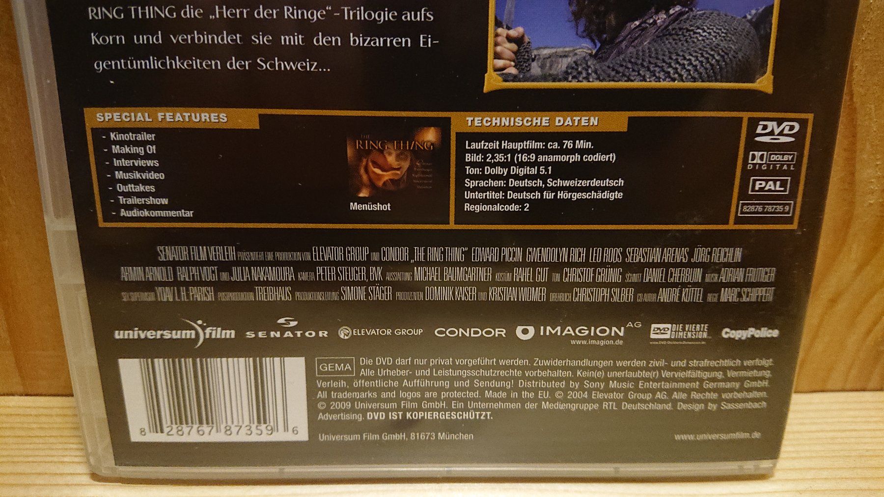Alle DVDs: THE RING THING Das Ding mit dem Ring DVD – Gebraucht aus Wilderswil von Exebub 3