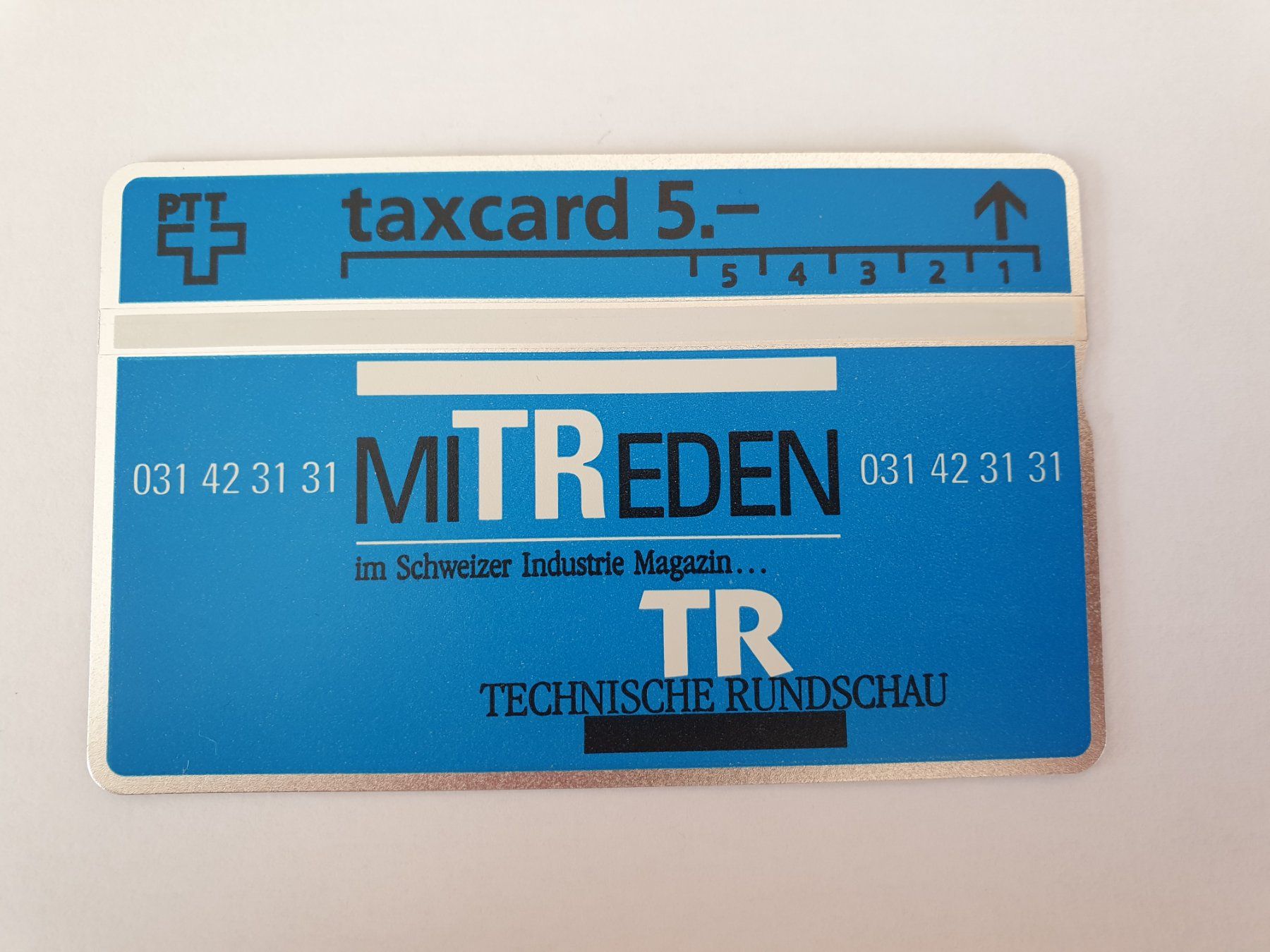 Telefon- & Taxkarten: Technische Rundschau 208L22618 ungebr. – Neu (gemäss Beschreibung) aus Rain von chesz