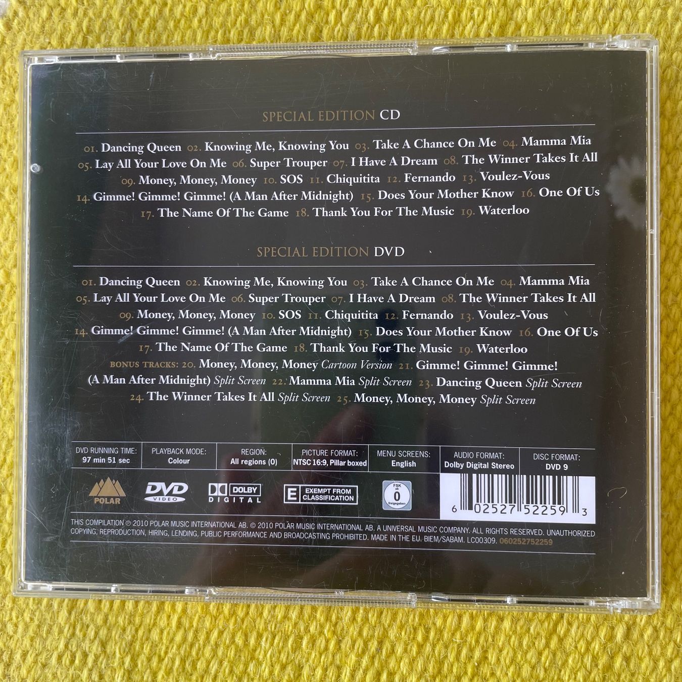 CD: ABBA-CD+DVD SPECIAL EDITION GOLD – Usato da Rorschacherberg venduto da CD-Roli 1