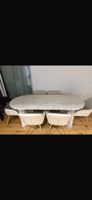 🏷️ Elegantes Esszimmer-Set – Marmortisch + 6 Stühle
