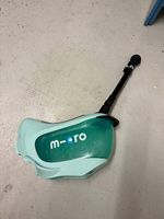 Micro Mini Scooter Sitz mit Schiebestange, mint/petrol