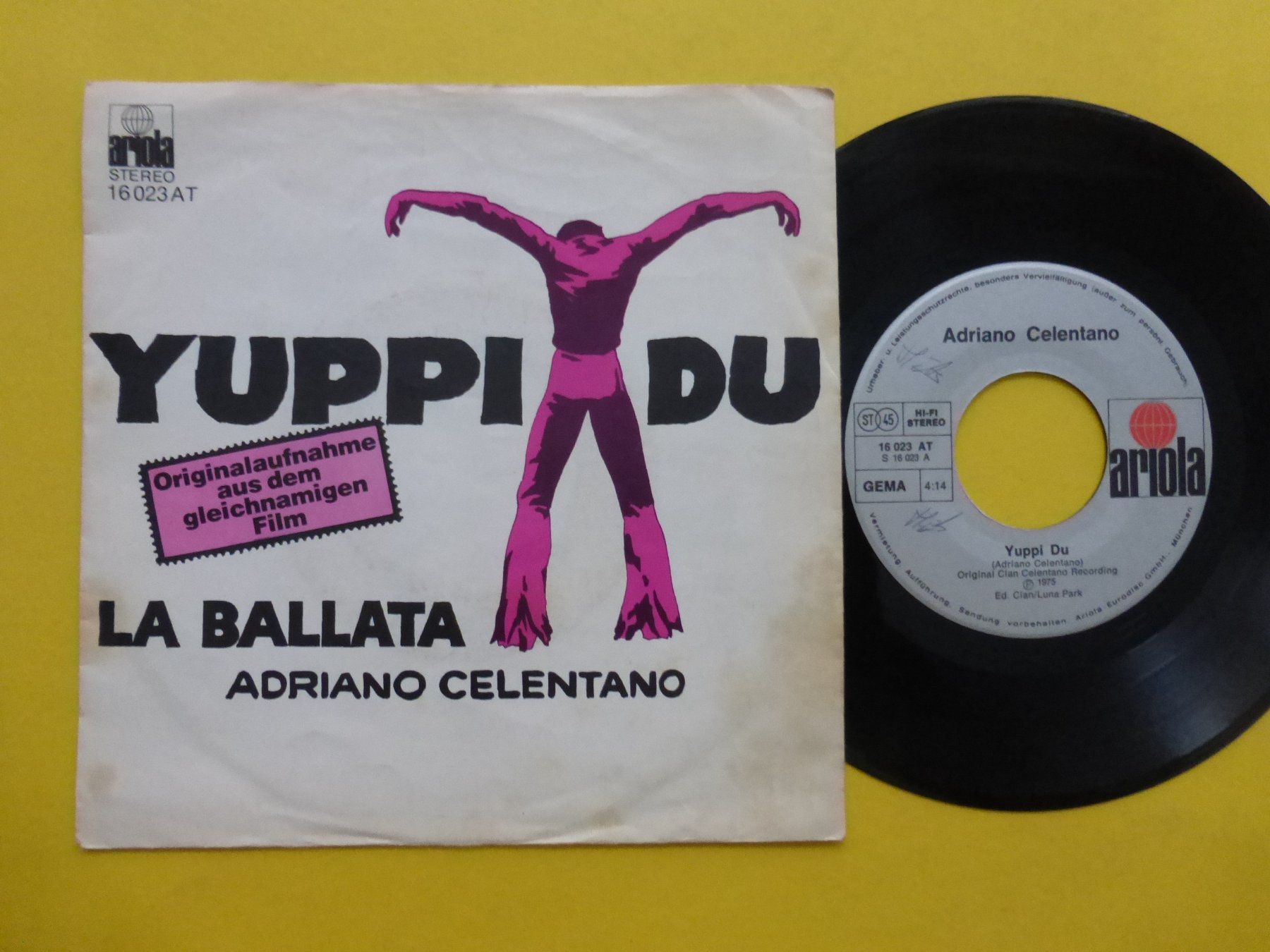 Dischi in vinile: Adriano Celentano – Yuppi Du – Usato da Zürich venduto da Swiss57