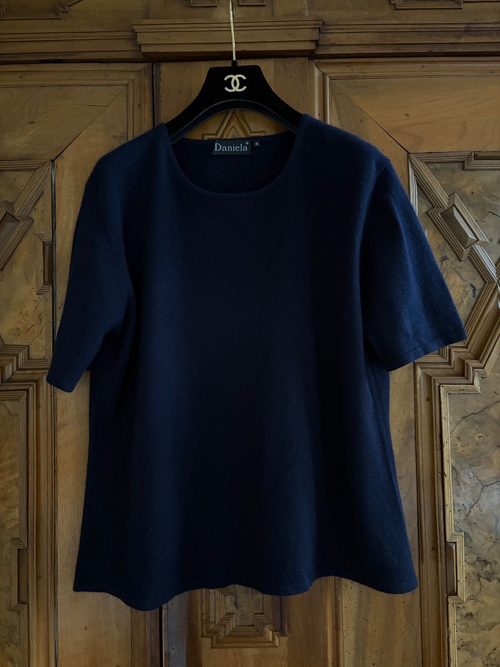 Maglioni & Felpe: DANIELA Pullover Gr. 46 100% dickes Kaschmir  Farbe: Marine – Usato da Interlaken venduto da Bona55 4