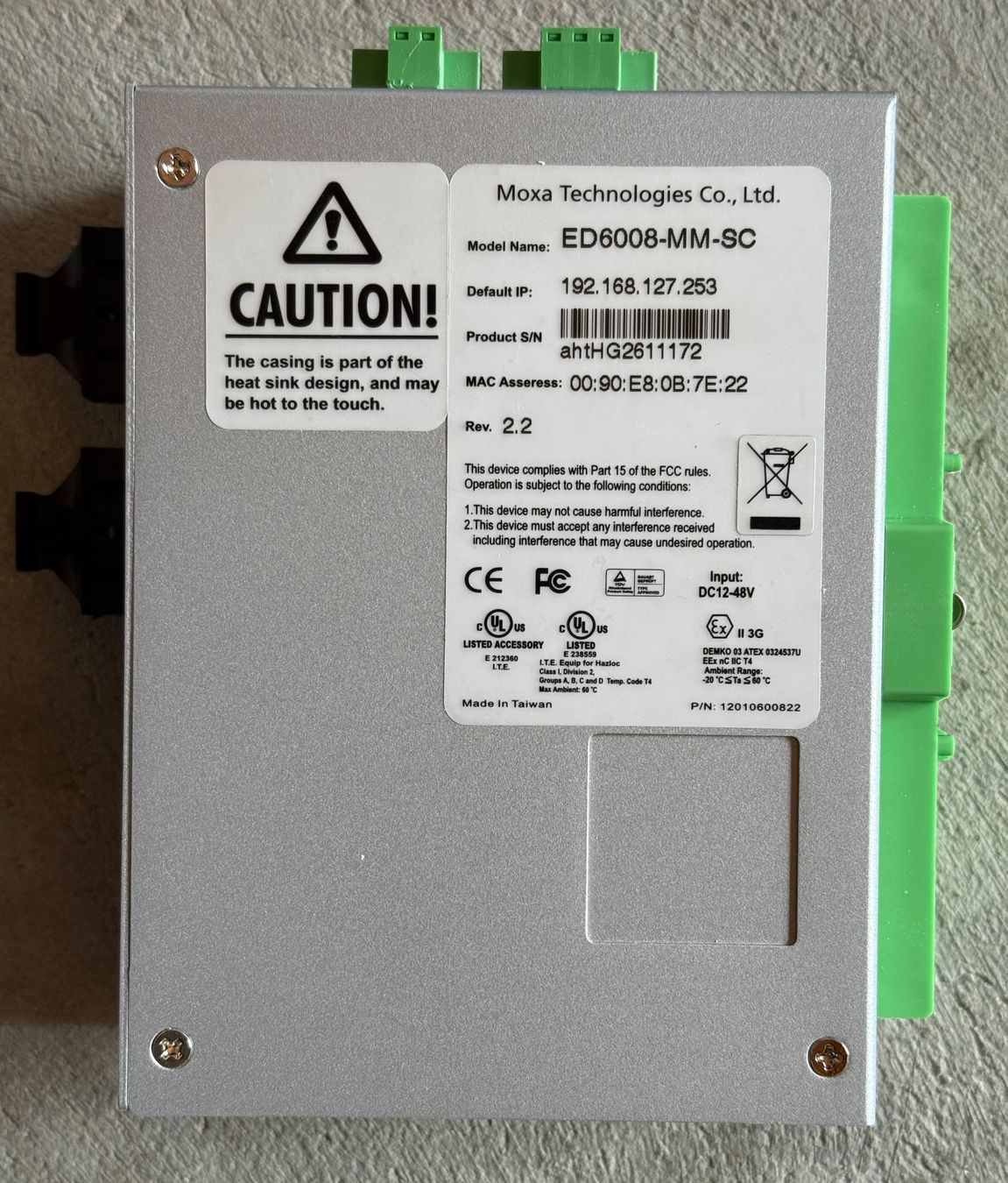 Hubs & Switches: MOXA Switch Ethernet – Neu und originalverpackt aus Erde von Ricardoannonce 1