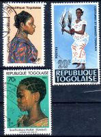 TOGOLAISE 3 MARKEN GESTEMPELT - ERHALT SIEHE SCAN - I158