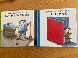 Ciboulette et Léon, 2 livres pour enfants, parfait état,