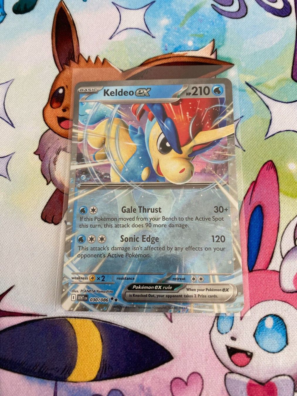 Pokémon Carte collezionabili: Pokemon Keldeo ex 030/086 WHT – Usato da Grindelwald venduto da TSG-G-Town