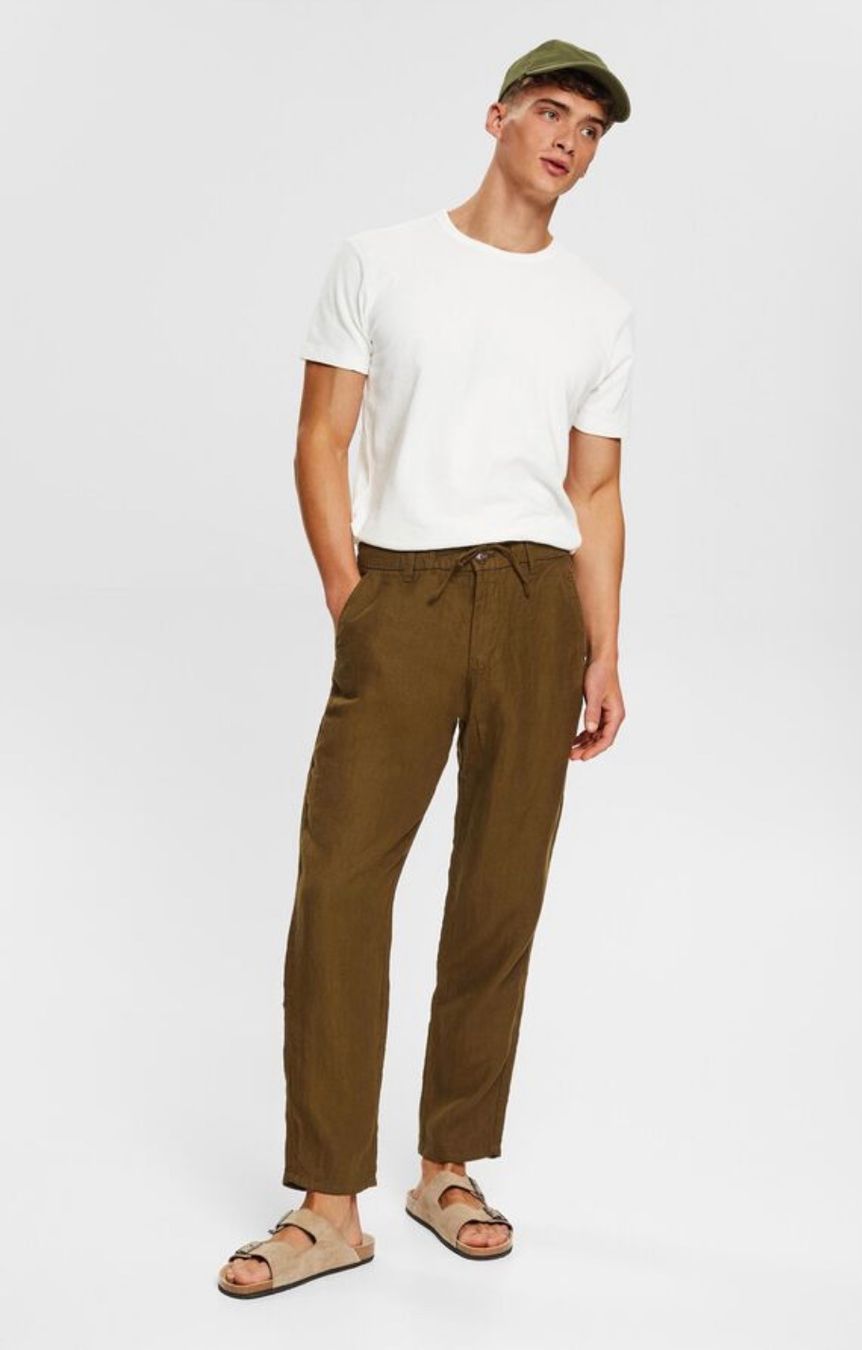 Esprit Pantaloni: Hose aus 100% Leinen 33/32 – Nuovo e nell'imballaggio originale da Wittenbach venduto da bes_k8vr 4