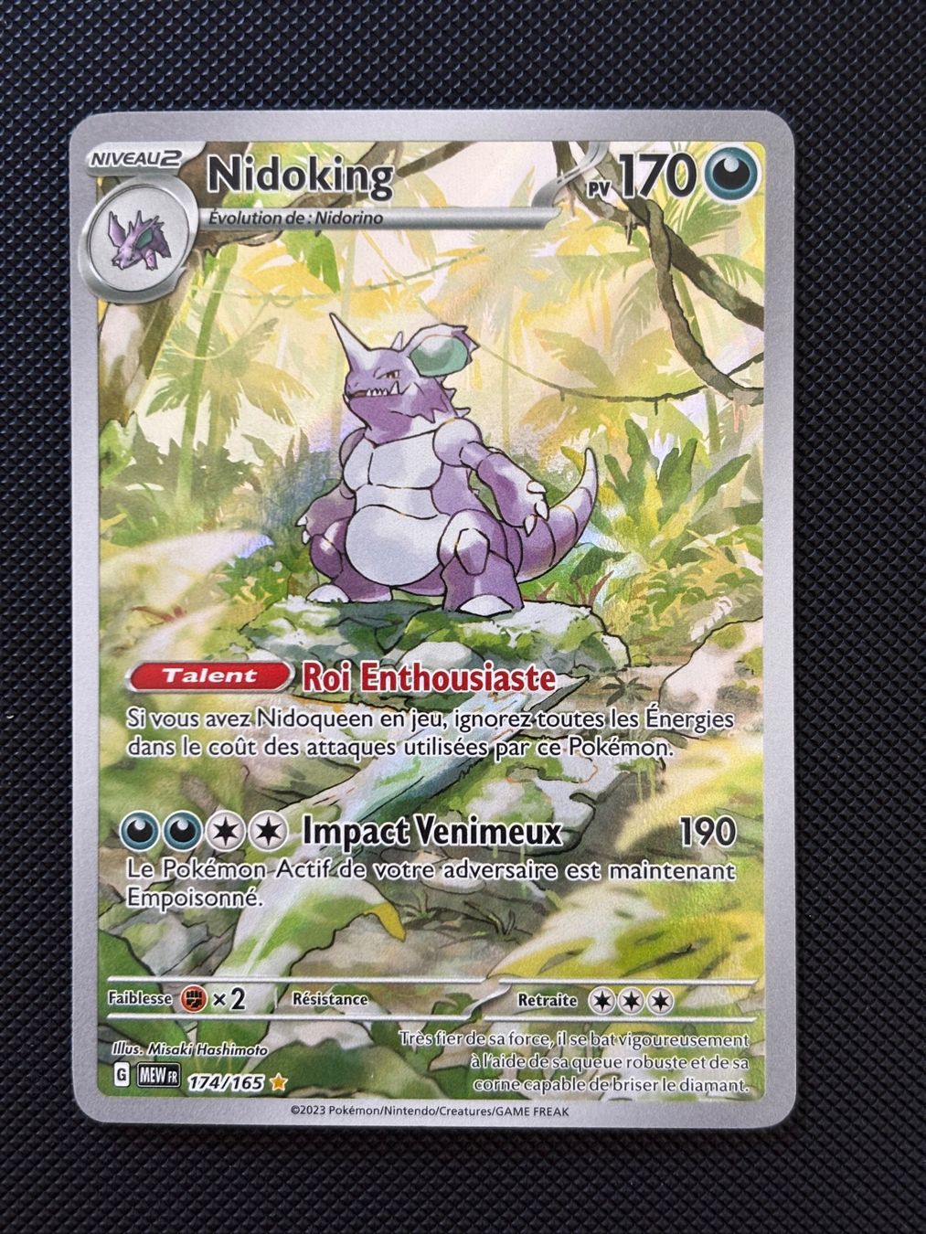Pokémon Carte collezionabili: Fr - Nidoking AR 174/165 - Pokémon – Nuovo (secondo la descrizione) da Neuchâtel venduto da caraadrynn 2