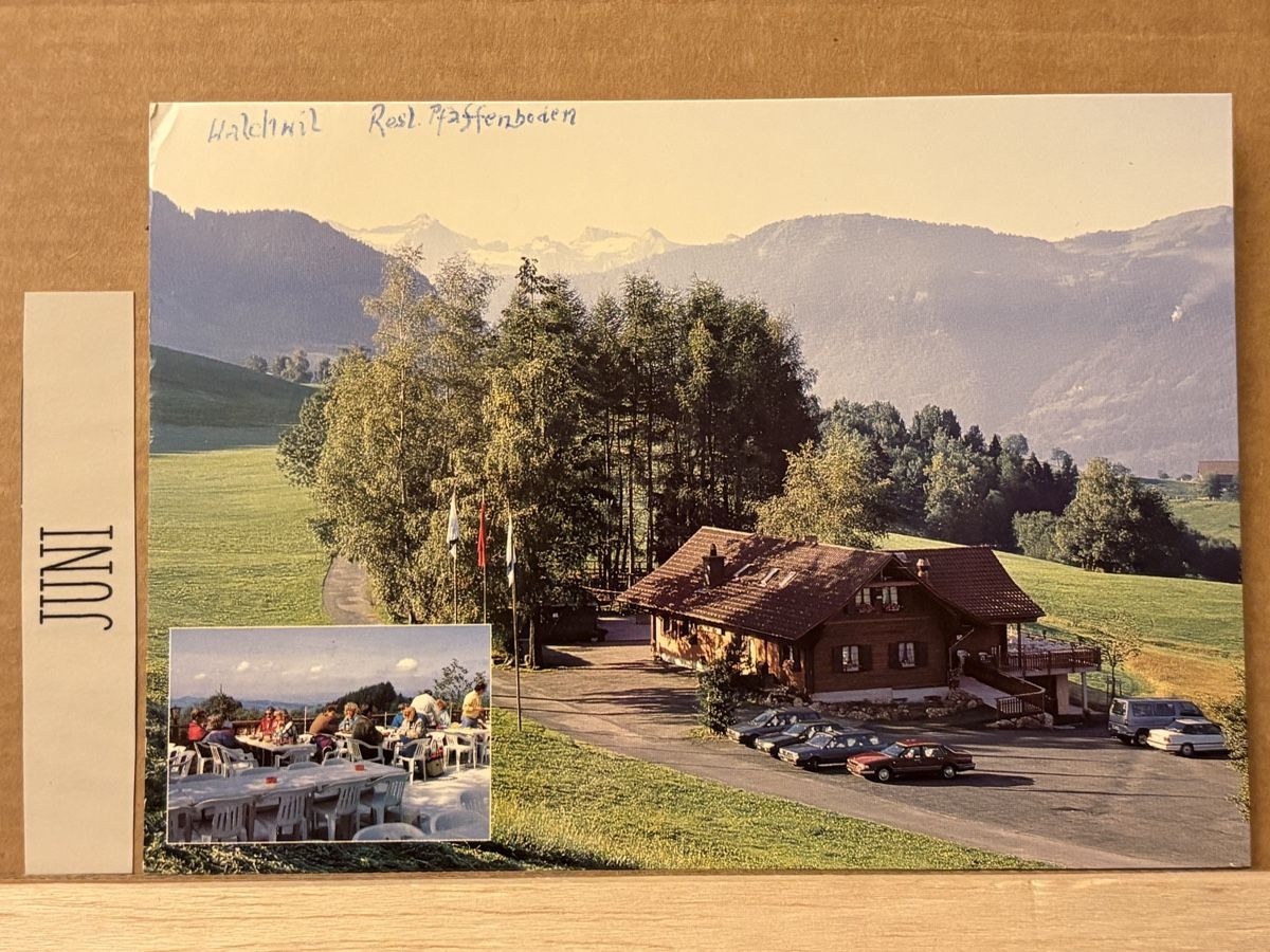 Cartoline postali: AK von Restaurant Pfaffenboden Walchwil – Usato da Rümlang venduto da Kartenpost1