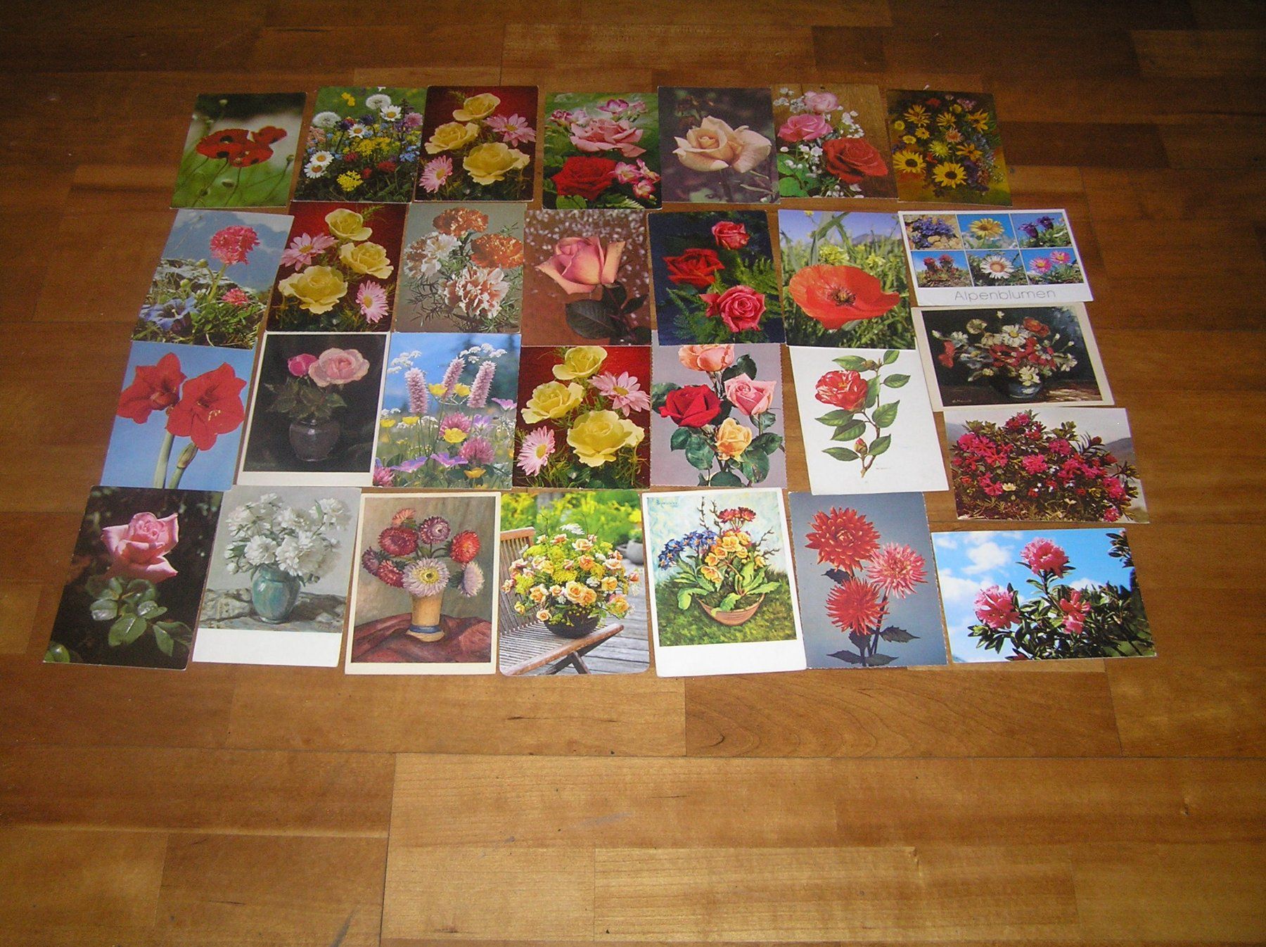 Ansichtskarten: 200 Schöne  Blumenkarten – Gebraucht aus Lumbrein von made02 2