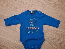 Body langarm 5 Sterne Föifi Grösse 50/56 blau