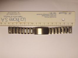 Uhrenarmband Edelstahl Faltschliesse guter Zustand 20mm