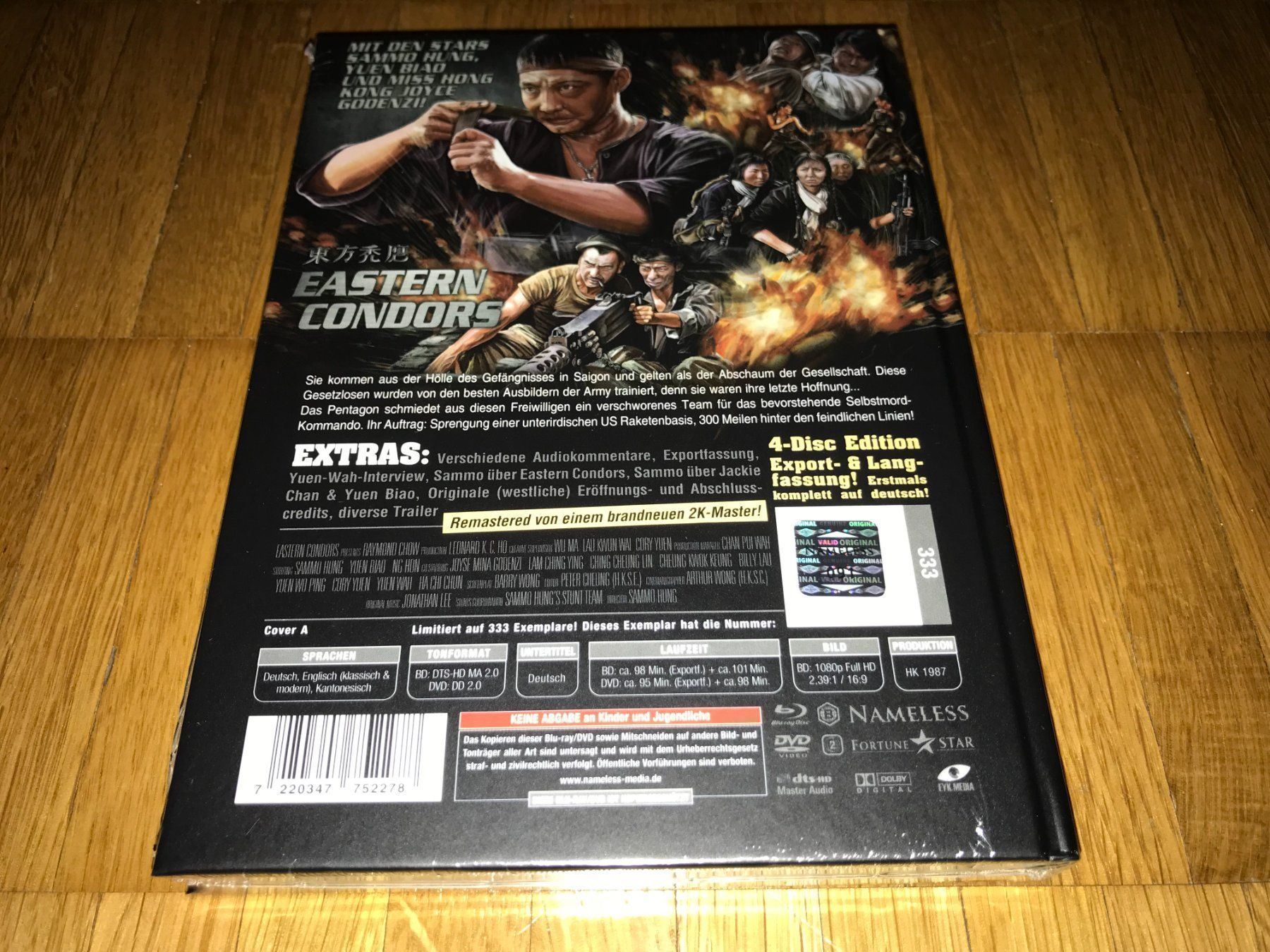 Tutti i DVDs: Operation Eastern Condors - MEDIABOOK - A - UNCUT – Nuovo e nell'imballaggio originale da Basel venduto da havsok 1
