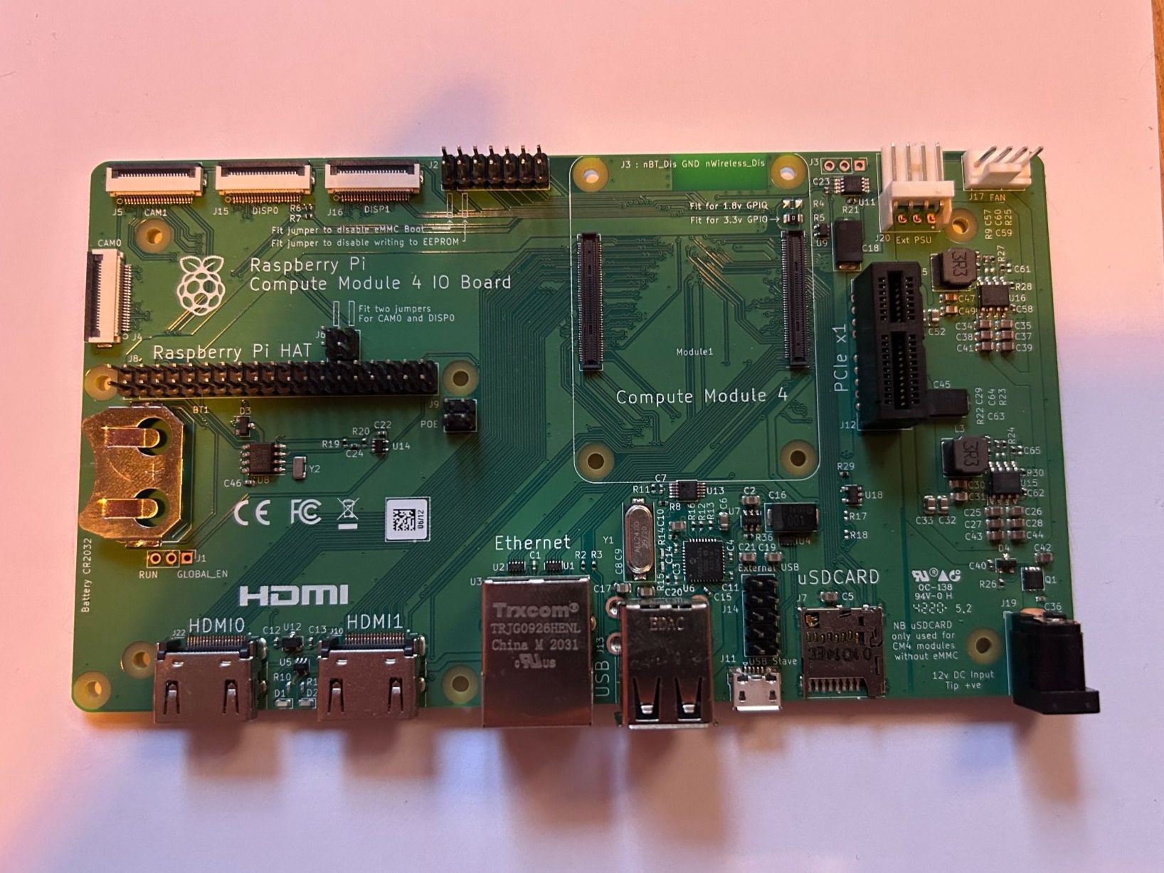 Raspberry Pi Cartes mère: Raspberry Pi CM4IO Board – D'occasion à Rapperswil/BE par chraebsli33