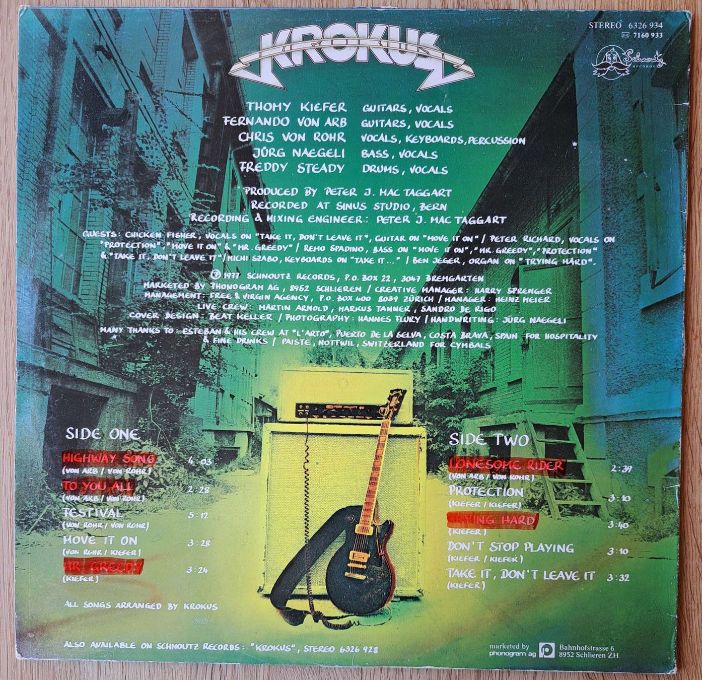 Dischi in vinile: Krokus - To you all – Usato da Meggen venduto da Ricardokoch 1